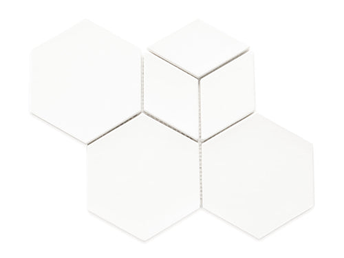 Geo-Hex Pattern - 11 Deco White