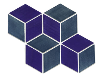 Medium Cube Diamonds - Deep Sea Blend