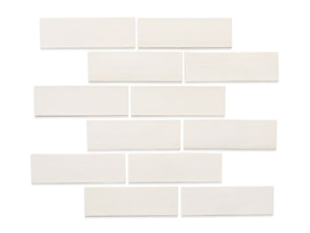 2"x6" Subway Tile - 9 Ivory