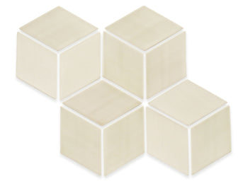 Medium Cube Diamonds - 106 Linen