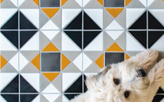 10 Mid-Century Modern Designs with Handmade Tile
