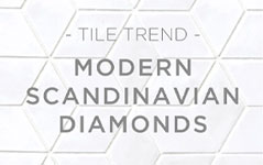 Tile Trend: Modern Scandinavian Diamonds