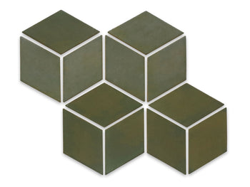 Medium Cube Diamonds - 134 Spanish Moss