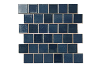 2"x2" Staggered Pattern - 1013 Denim