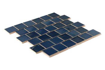 2"x2" Staggered Pattern - 1013 Denim