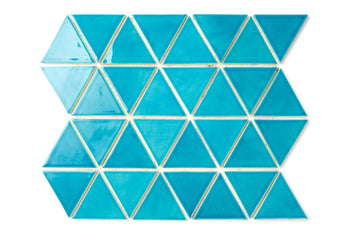 Small Triangles - 1015E Caribbean Blue