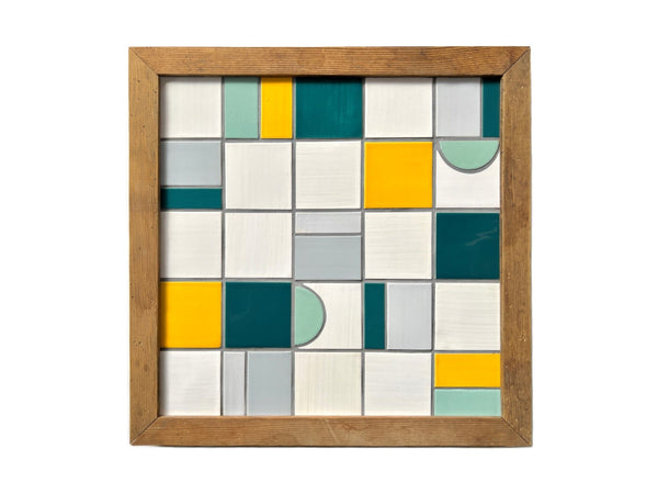 17”x17” Eichler Mid-Century Modern Squares
