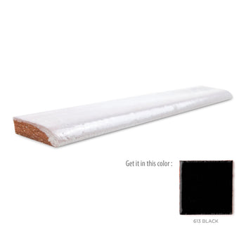 1"x6" Bullnose - 613 Black