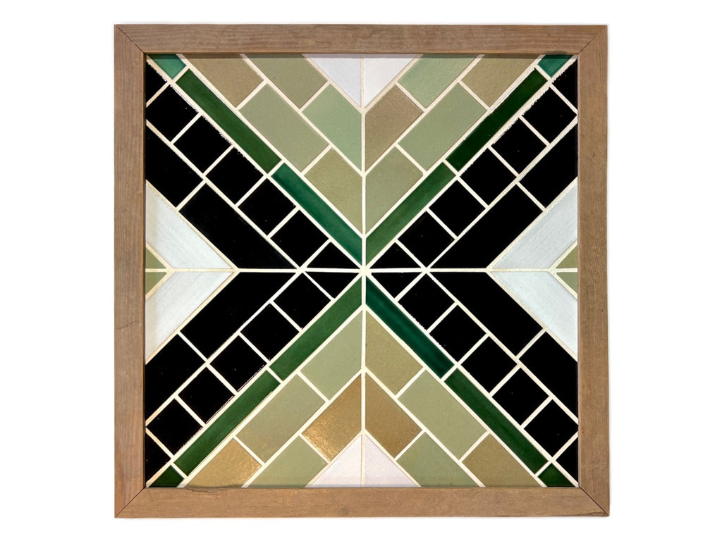 Rustic Forest Chevron Wall Art Mercury Mosaics