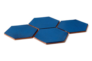 Large Hexagon - 23 Sapphire Blue