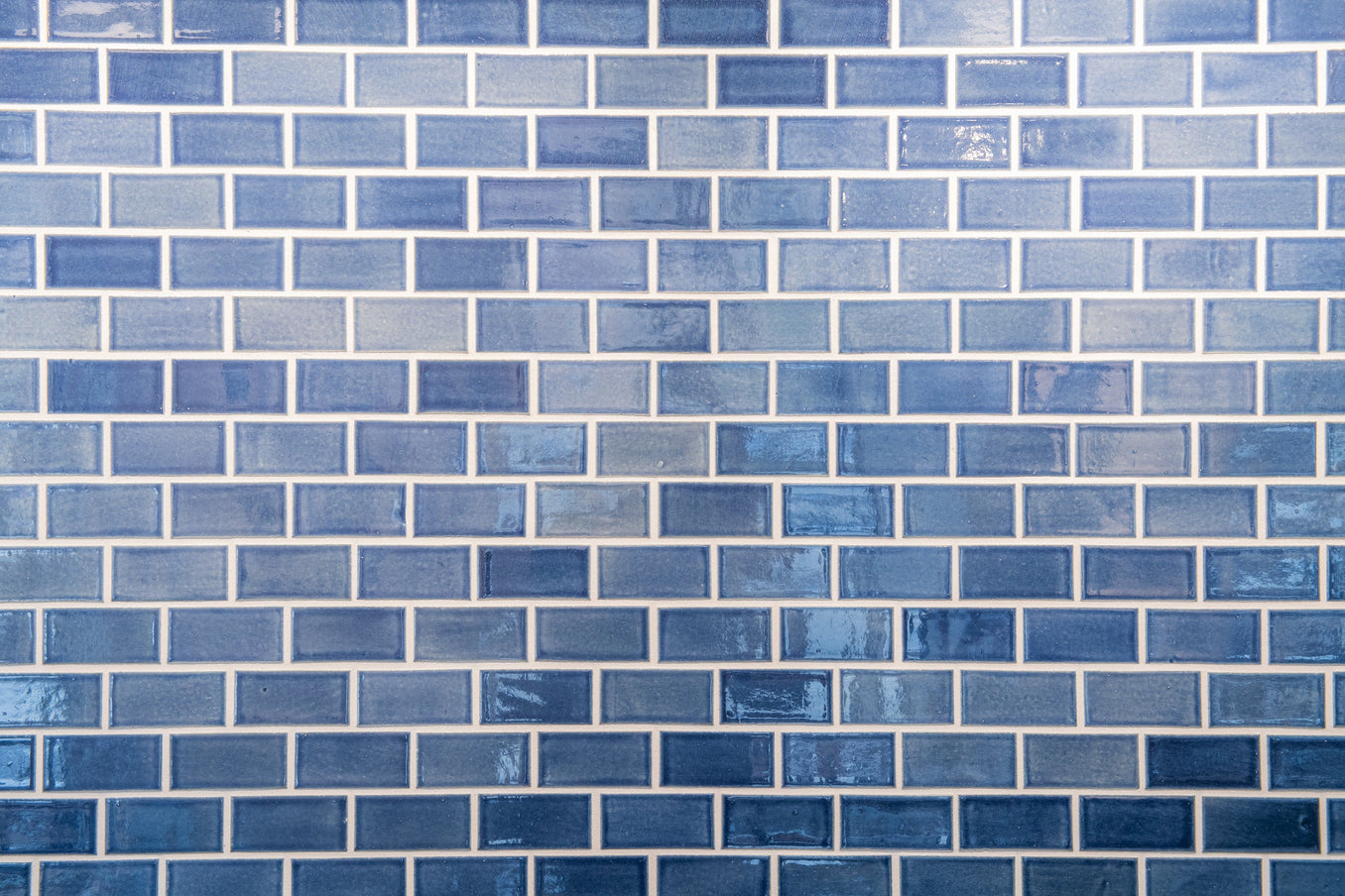 2x4 Subway Tile Denim Installed