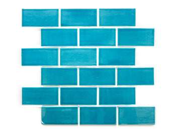 2"x4" Subway Tile - 1015E Caribbean Blue