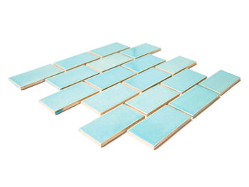 2"x4" Subway Tile - 12W Blue Bell
