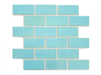2"x4" Subway Tile - 12W Blue Bell