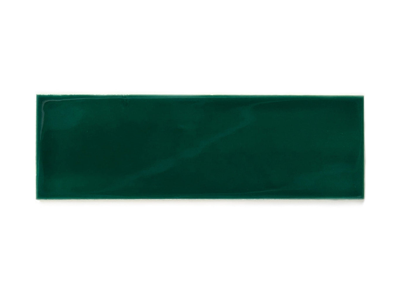 2x6 Subway Tile Emerald, emerald green subway tile sample
