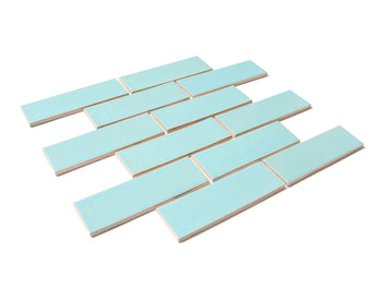 2"x6" Subway Tile - 12W Blue Bell