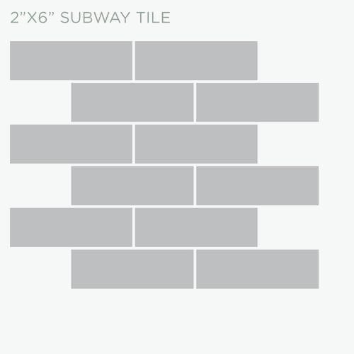 2x6 subway tile sizing, subway tile sizing