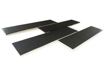 3"x12" Subway Tile - 366 Satin Black