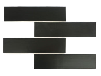 3"x12" Subway Tile - 366 Satin Black