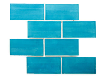 3"x6" Subway Tile - 1015E Caribbean Blue