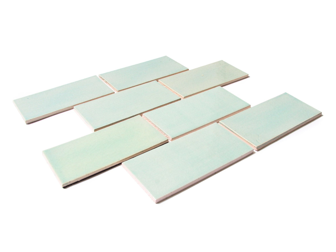 3x6 Subway Tile Coastal Breeze, light green subway tile, seafoam green subway tile