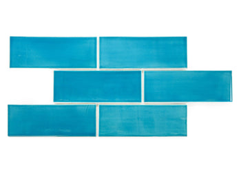 3"x8" Subway Tile - 1015E Caribbean Blue