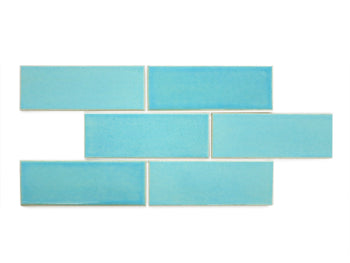 3"x8" Subway Tile - 12W Blue Bell