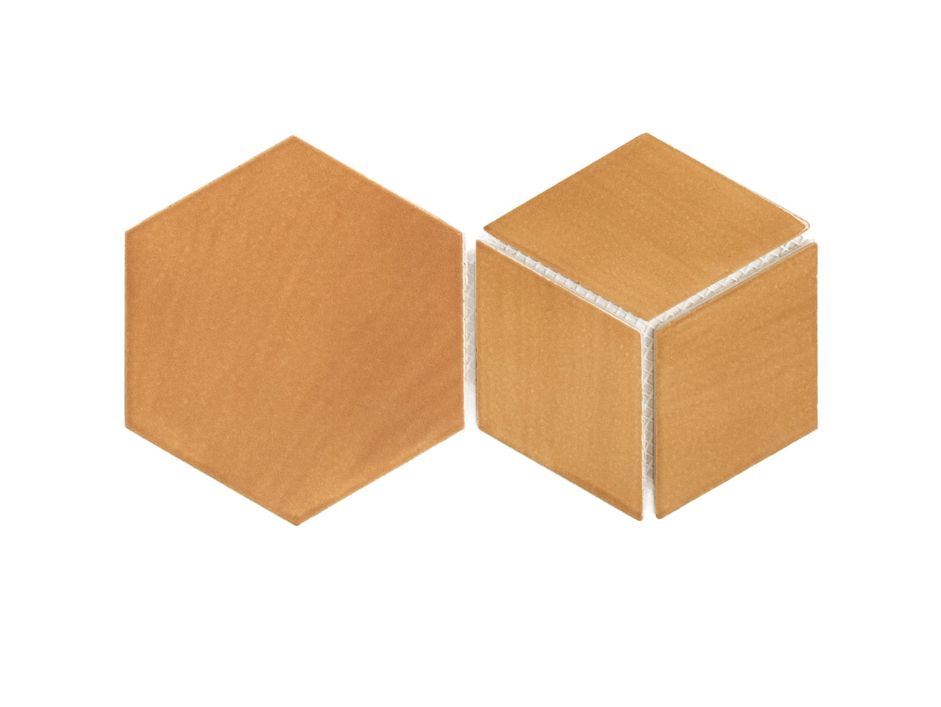 cider brown geo tile sample