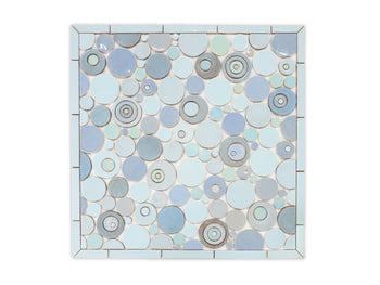 26"x26" Stove Splash - Bubbles - Light Blues