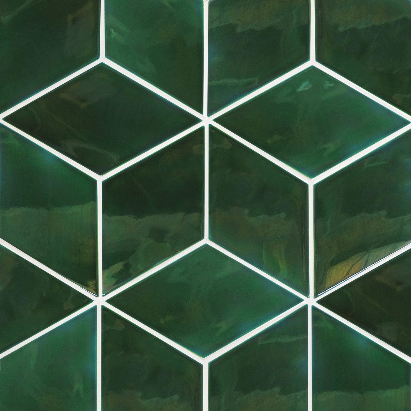 Large Diamonds- Green