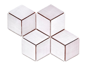 Medium Cube Diamonds - 130 White