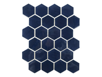 Small Hexagon - 61 Navy