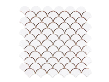 Unlisted - Small Moroccan Fish Scales - 130 White