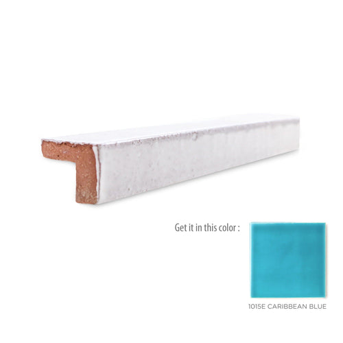 V Cap Trim Tile - 1015E Caribbean Blue