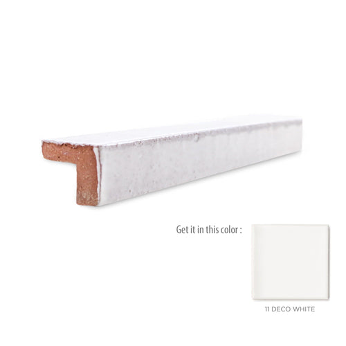 v cap trim tile 11 deco white