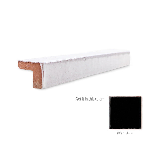 v cap trim tile - 613 black