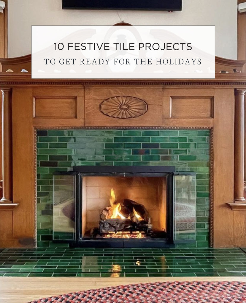 10 Festive Home Tile Makeovers for the Holidays