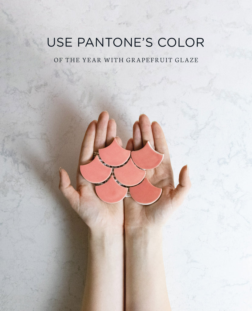 Use Pantone's Color of the Year with Grapefruit Glaze