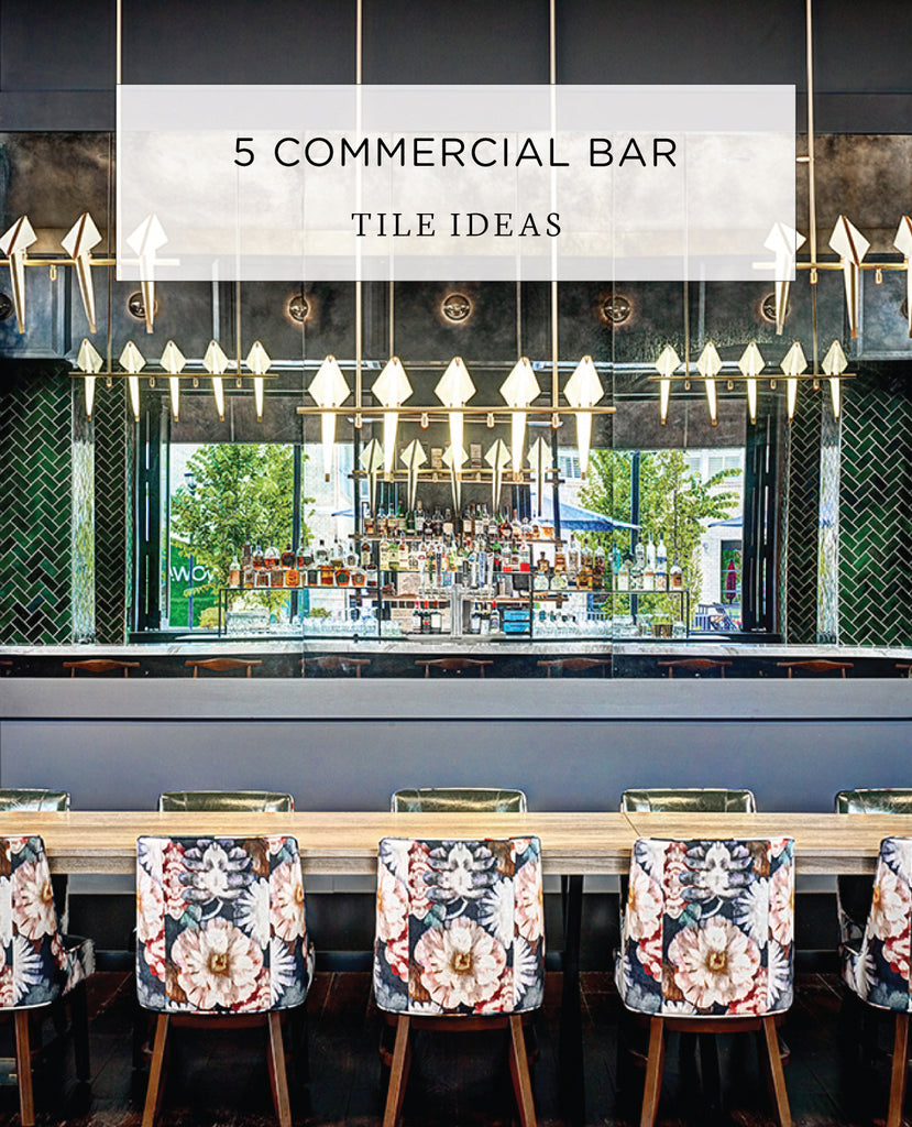 Our 5 Favorite Commercial Bar Tile Ideas | Mercury Mosaics