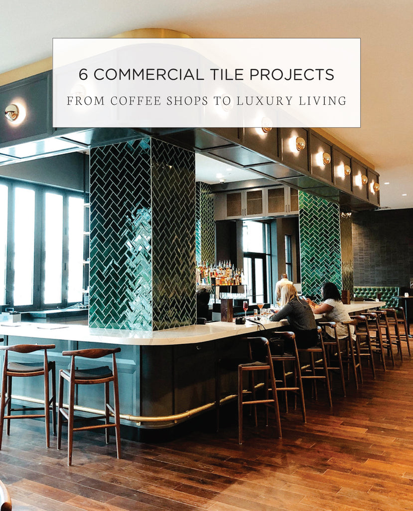 6 Commercial Tile Projects from Coffee Shops to Luxury Living