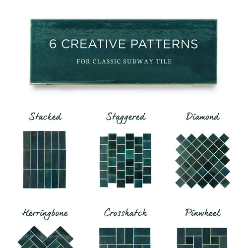 6 Creative Patterns for Classic Subway Tile