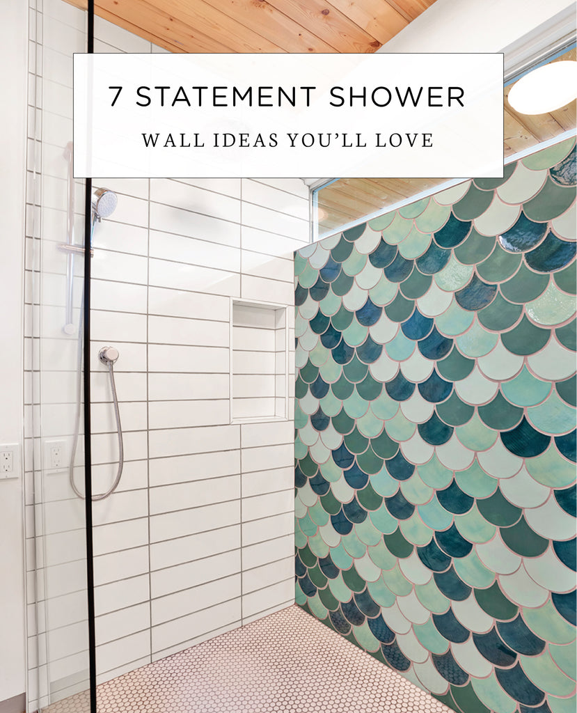 7 Statement Shower Wall Ideas You'll Love