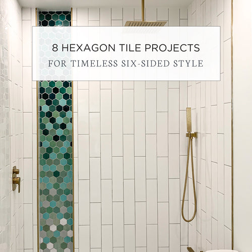 8 Hexagon Tile Projects for Timeless Six-Sided Style