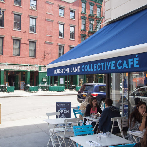 Bluestone Lane Cafe: Delicious coffee, food and tile design