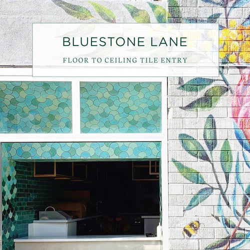 Bluestone Lane Floor to Ceiling Tile Entry