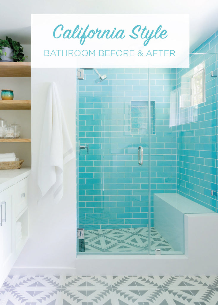 California Style Bathroom Before & After