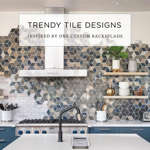 Trendy Tile Designs Inspired by One Custom Backsplash