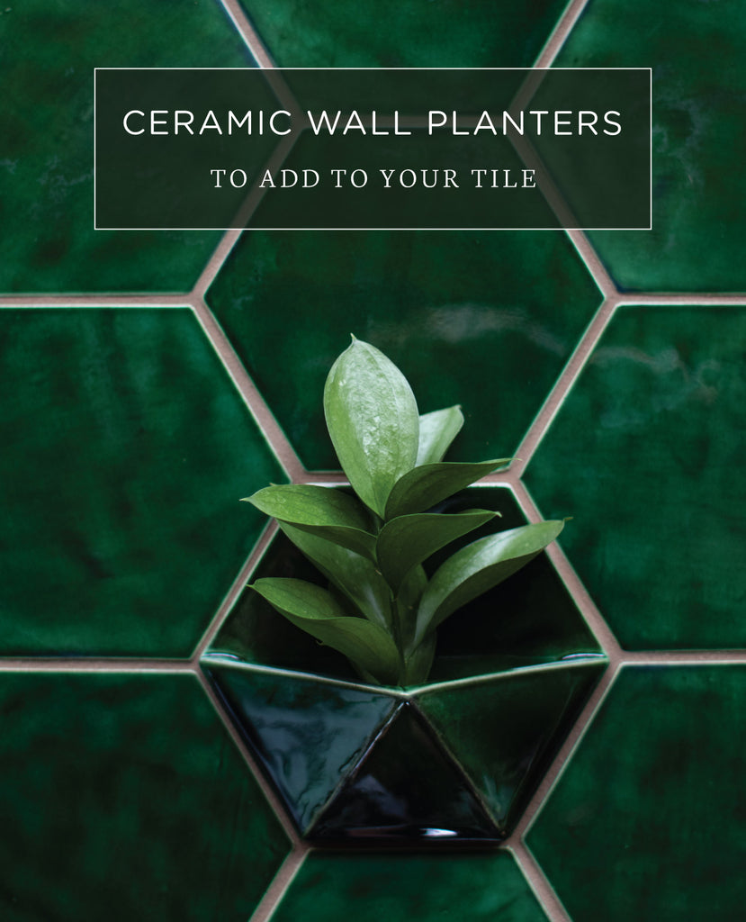 Ceramic Wall Planters to Add to Your Tile