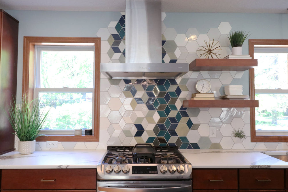 Crystal Kitchen Backsplash