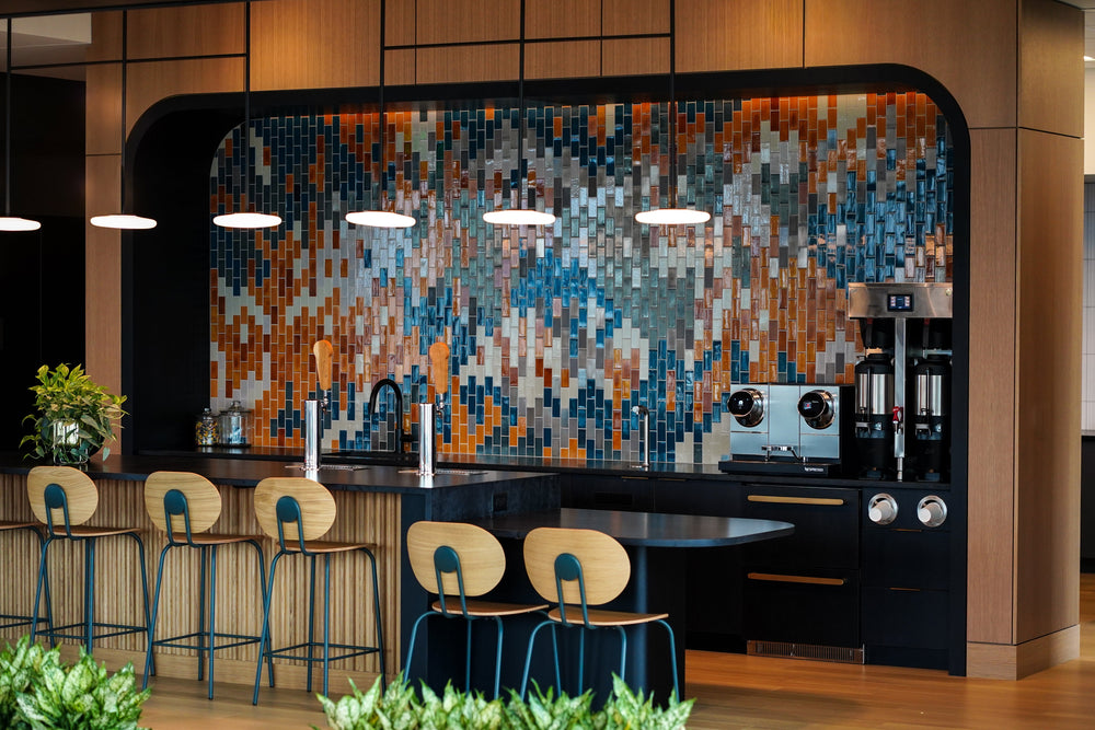 Color Gradient Tile Design